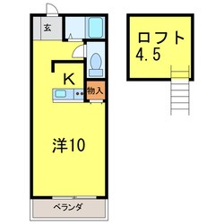 ダイアローグK棟の物件間取画像